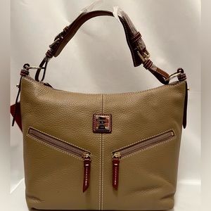 NWT Dooney & Bourke Mary bag, purse, handbag, taupe, hobo